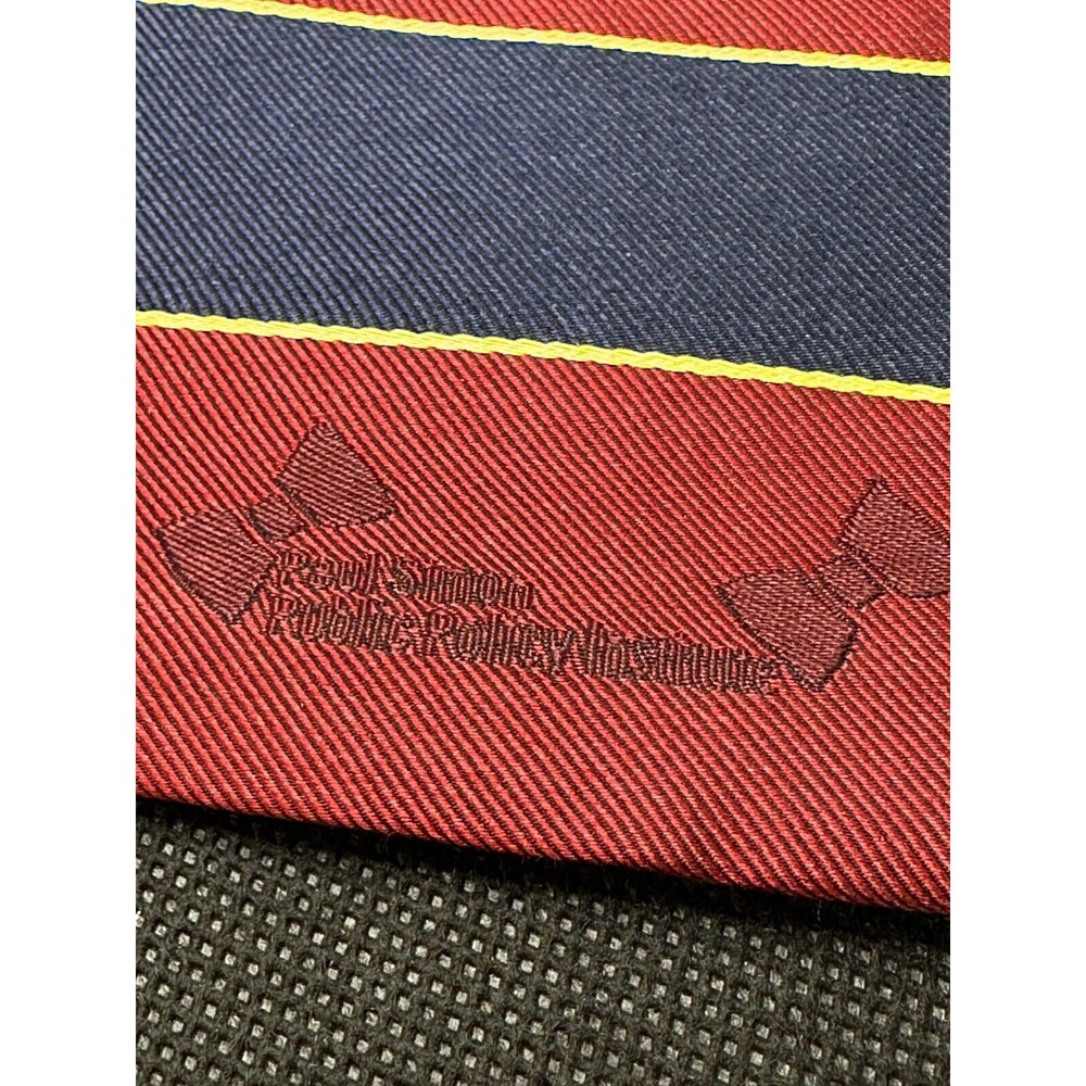 Vintage Paul Simon Public Policy Institute Men's Tie 100% Silk Bow Tie Motif - Picture 2 of 4
